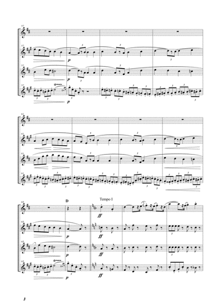 Overture from "L'Arlesienne Suite No. 1" for Saxophone Quartet image number null