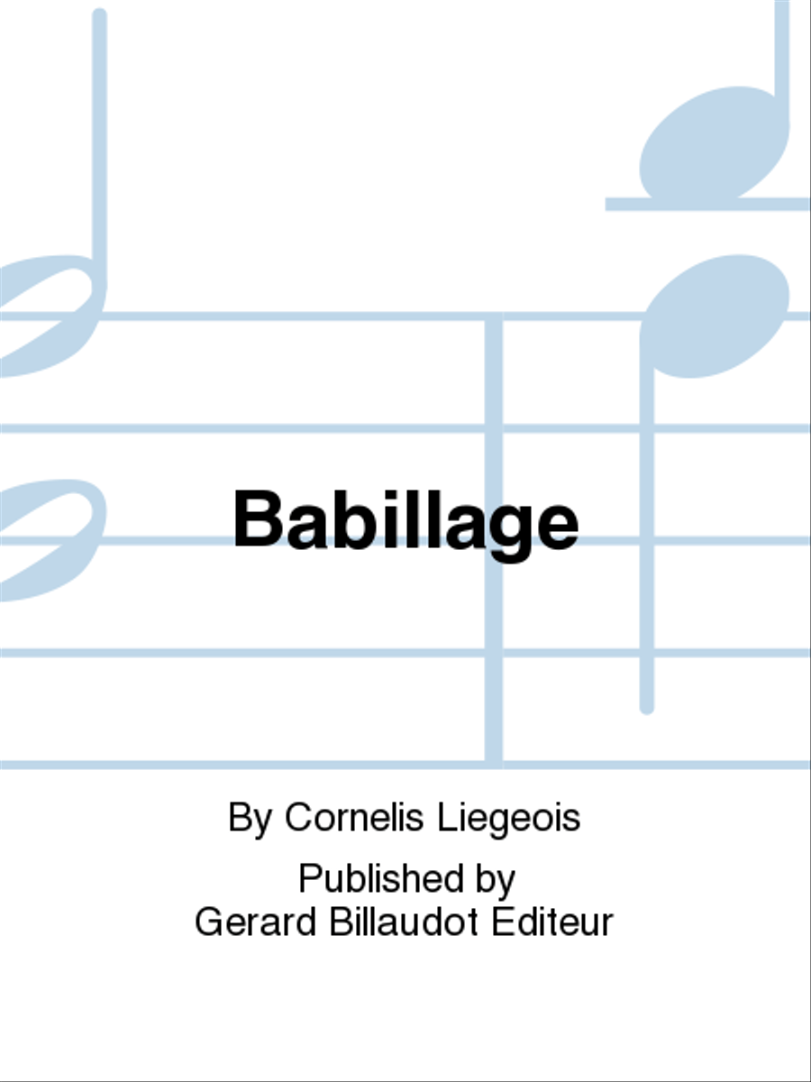 Babillage Piano scores gallery preview page 1