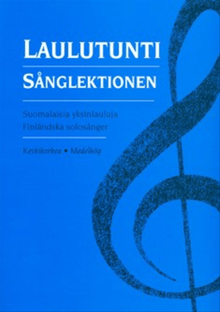Laulutunti (keskikorkea ääniala) Voice scores gallery preview page 1