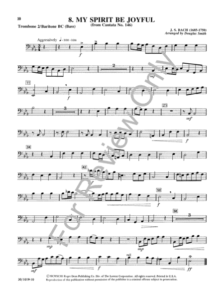 Classics for Four-Plus Brass - Trombone 2/Baritone BC