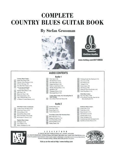 Complete Country Blues Guitar Book image number null