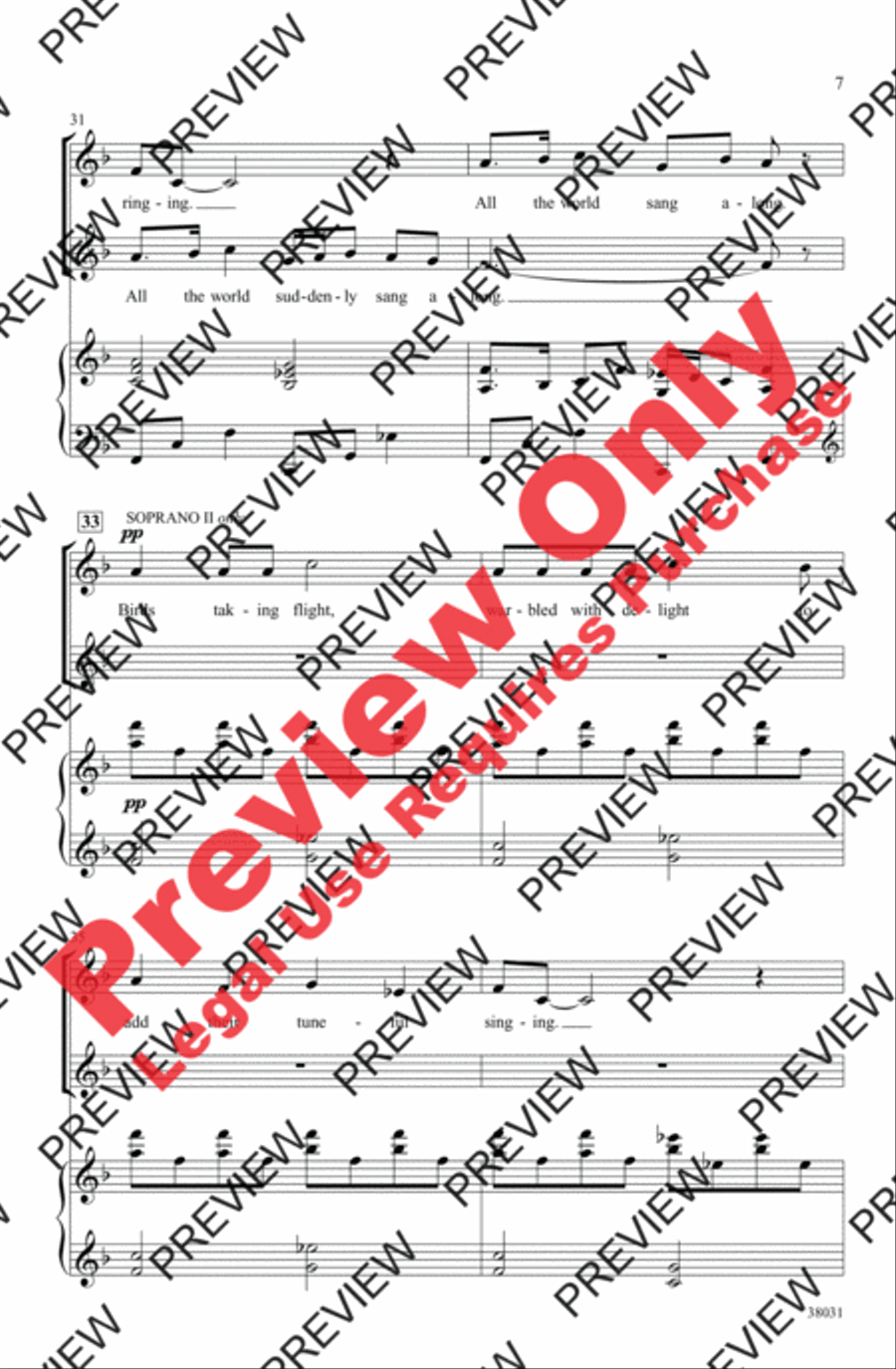 Everyone Sang Women's Choir scores gallery preview page 7
