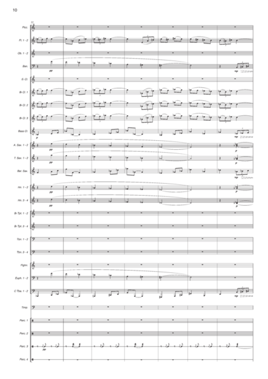 Castell al Vent. Pasodoble Concert Band scores gallery preview page 5