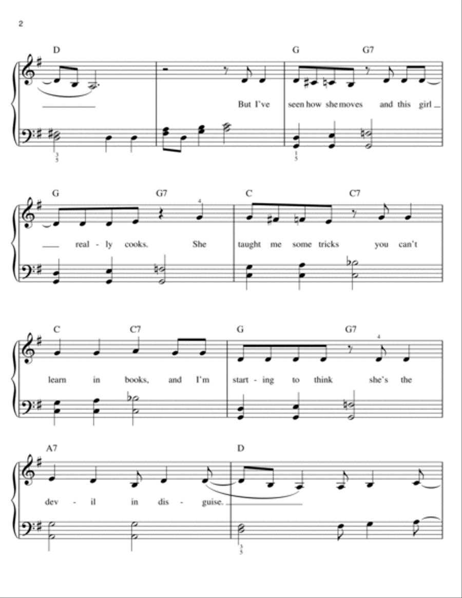 The Girl Gets Around The Girl Gets Around Voice scores gallery preview page 2