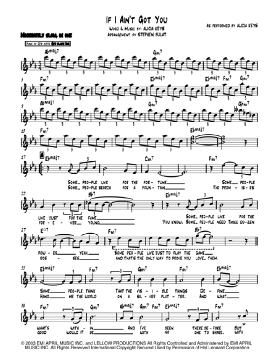 If I Ain't Got You Large Ensemble scores gallery preview page 2