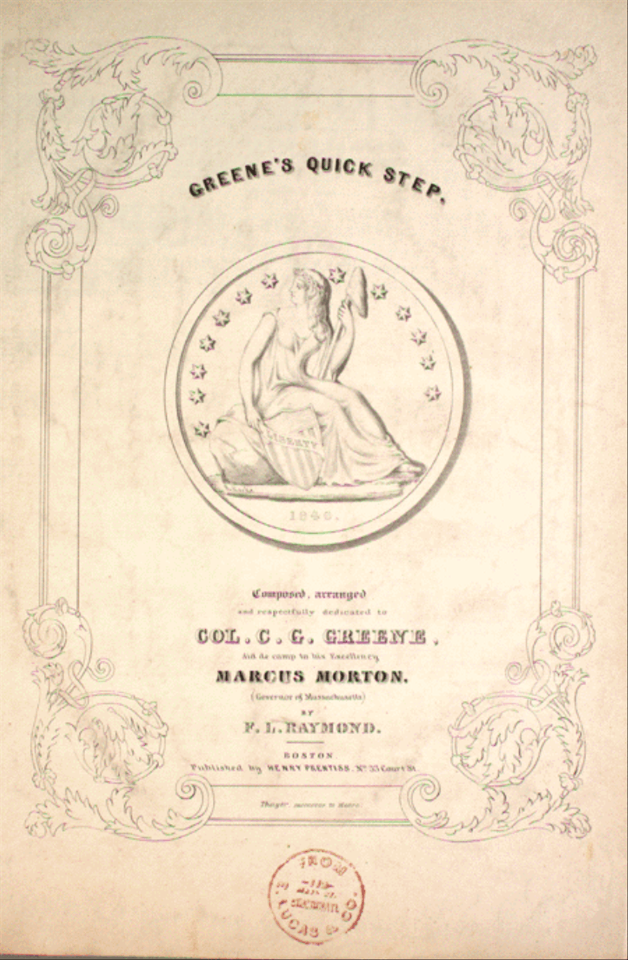 Greene's Quick Step Piano Solo scores gallery preview page 1