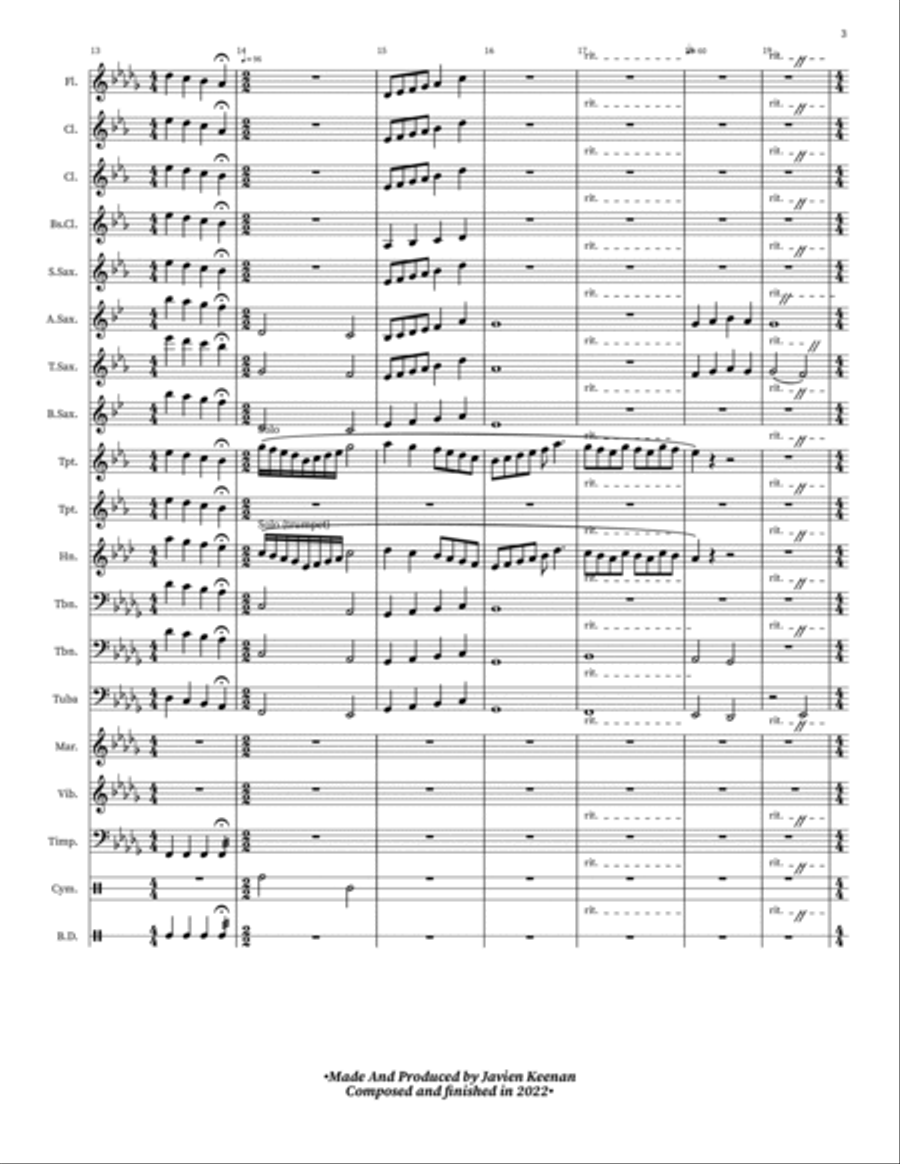 What We Used To Know What We Used To Know Concert Band scores gallery preview page 3