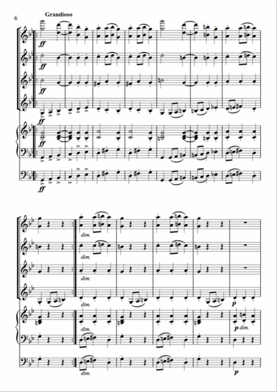 Slavonic Dance No. 8 Set of Parts scores gallery preview page 7