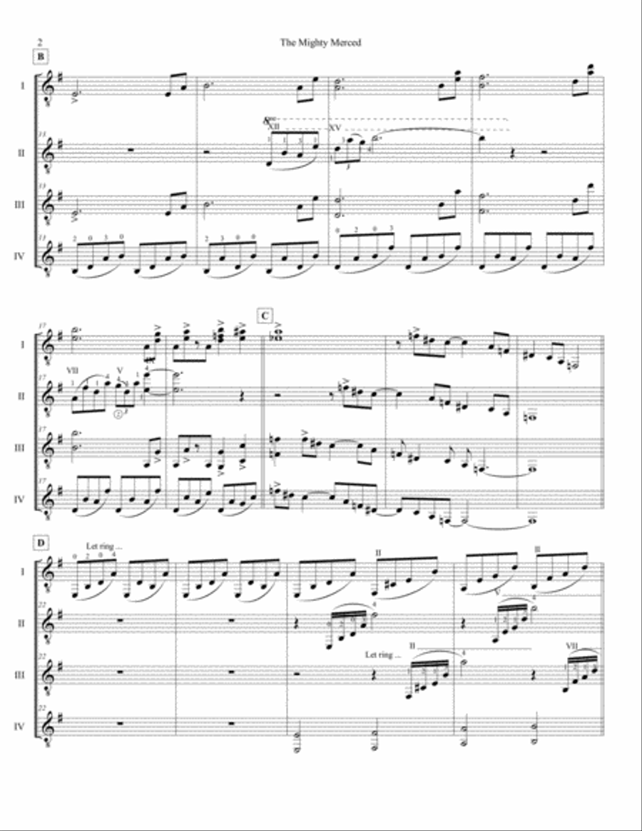 The Mighty Merced Small Ensemble scores gallery preview page 2