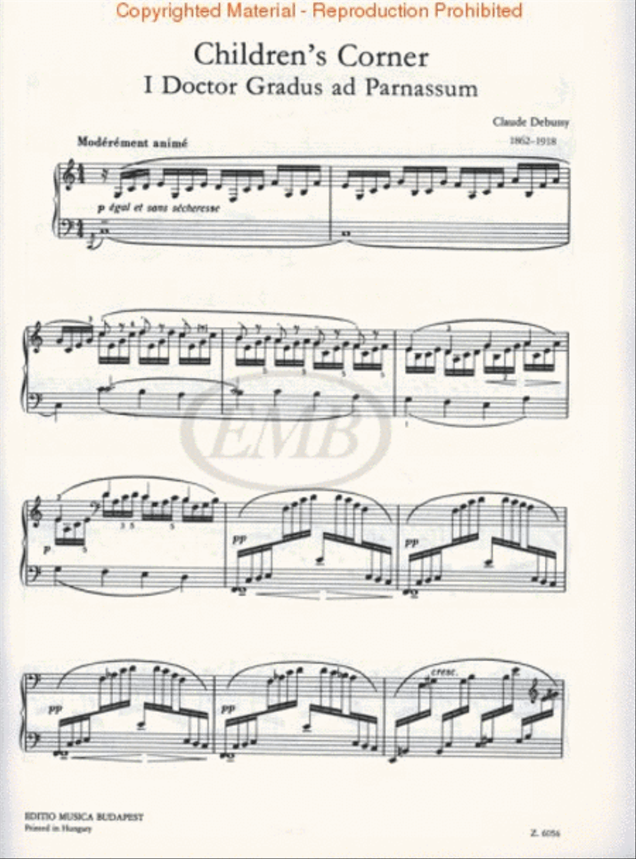 CHILDRENS CORNER PIANO CHILDRENS CORNER PIANO Piano Solo scores gallery preview page 2