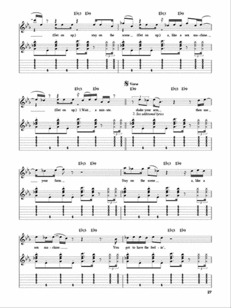James Brown James Brown Electric Guitar scores gallery preview page 5