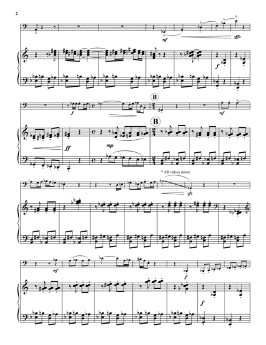 Three Sketches Three Sketches Tuba scores gallery preview page 2