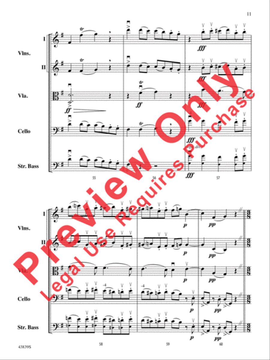 Mozartiana Mozartiana String Orchestra scores gallery preview page 12