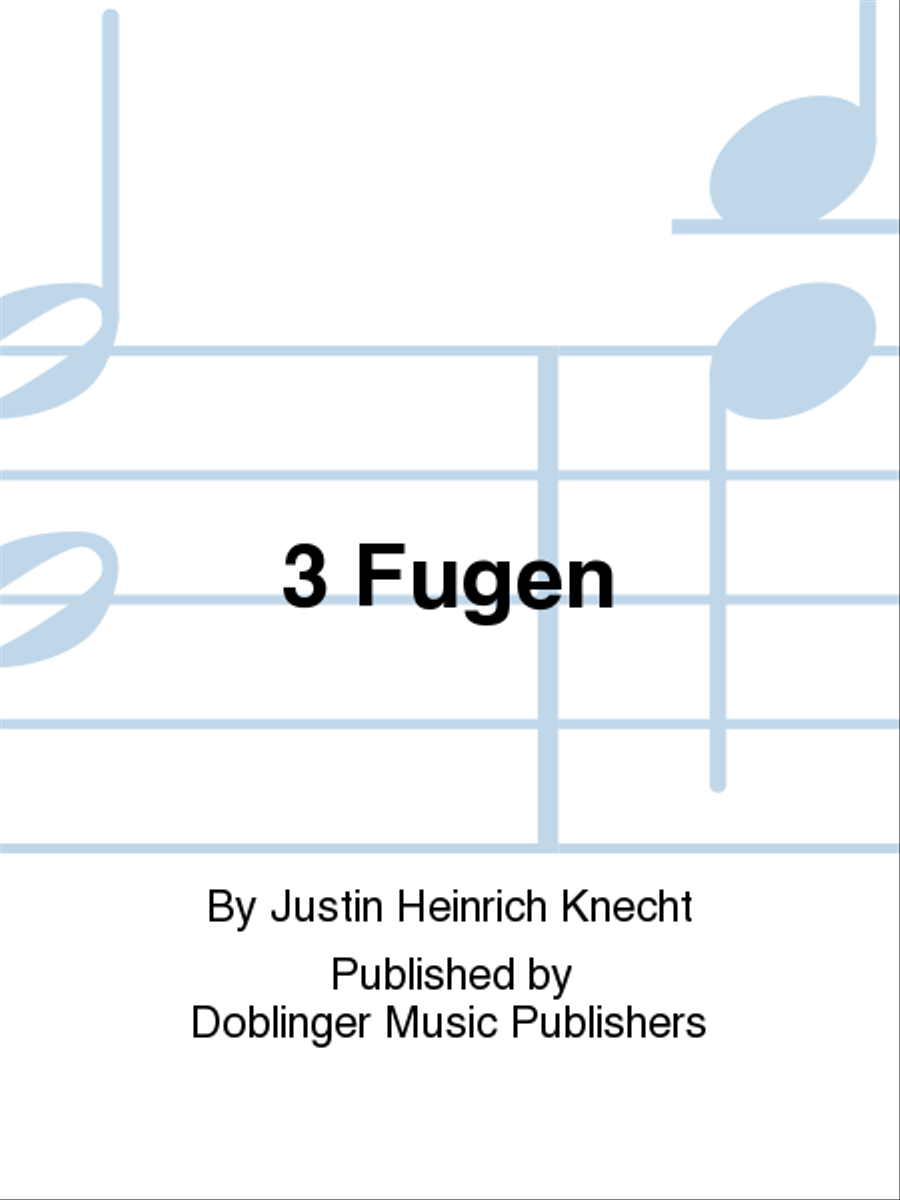 3 Fugen Organ scores gallery preview page 1