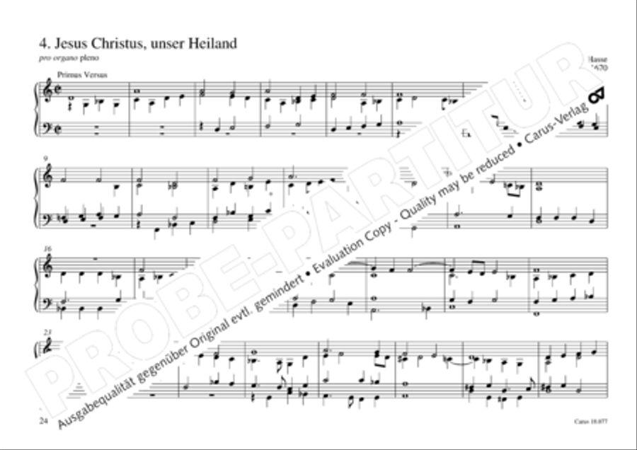Organ music of the Hasse family Organ Solo scores gallery preview page 25
