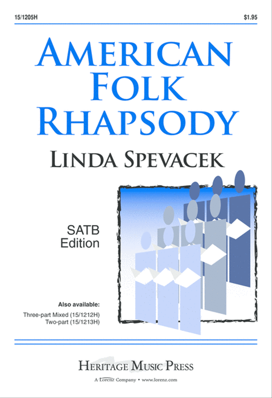American Folk Rhapsody 4-Part scores gallery preview page 1