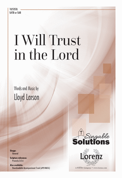 I Will Trust in the Lord image number null