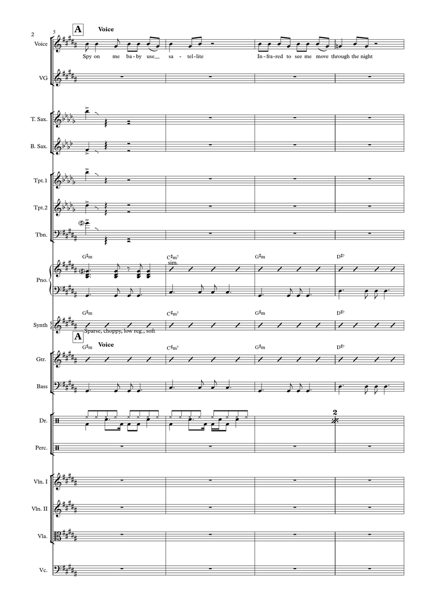 Sexbomb Choir scores gallery preview page 2