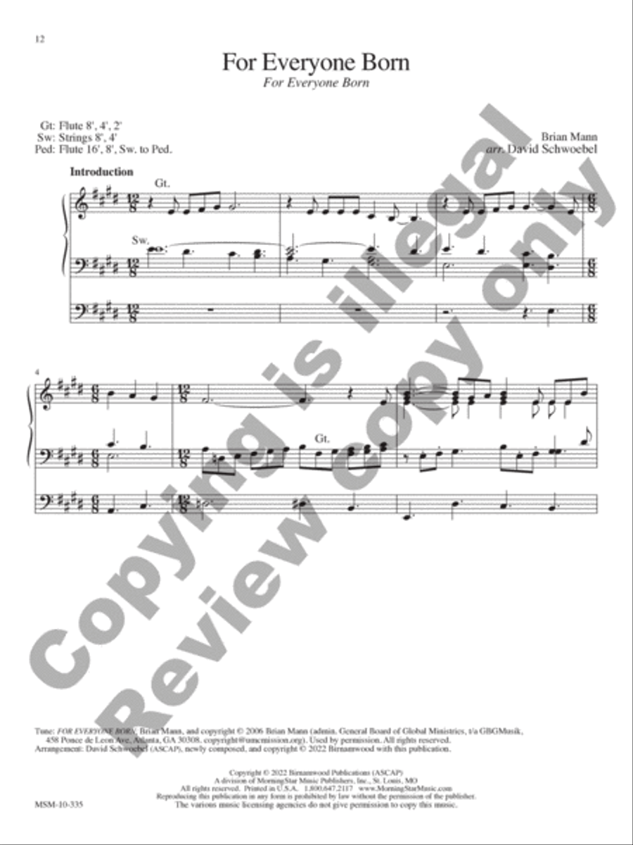 Will You Come and Follow Me Organ scores gallery preview page 6