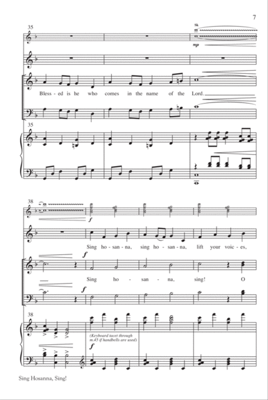 Sing Hosanna, Sing! 4-Part scores gallery preview page 8