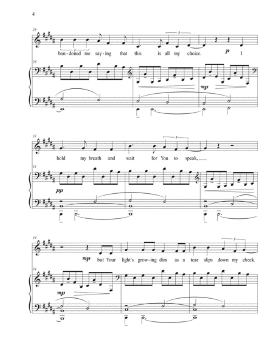 I Chose for You Voice scores gallery preview page 4