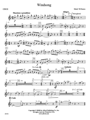 Windsong: Oboe