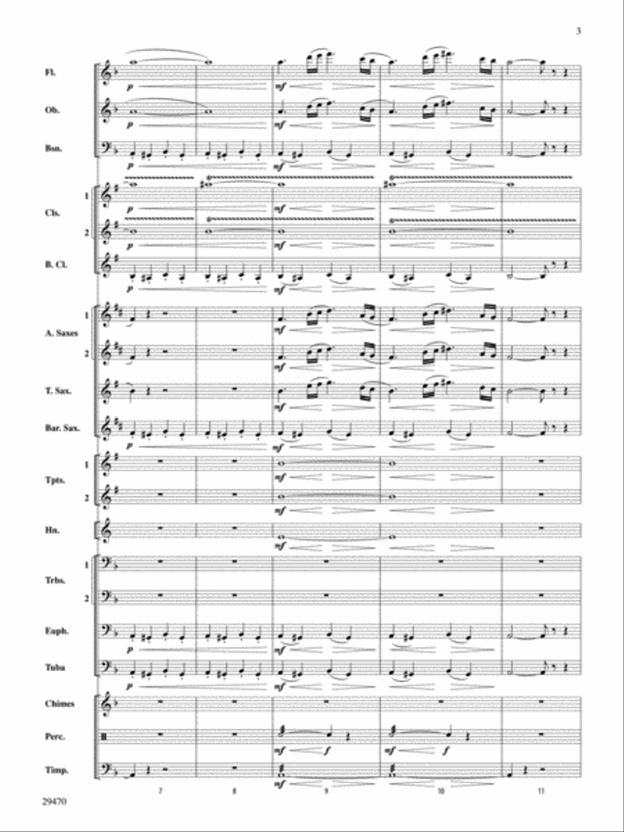 Mussorgsky! Concert Band scores gallery preview page 3