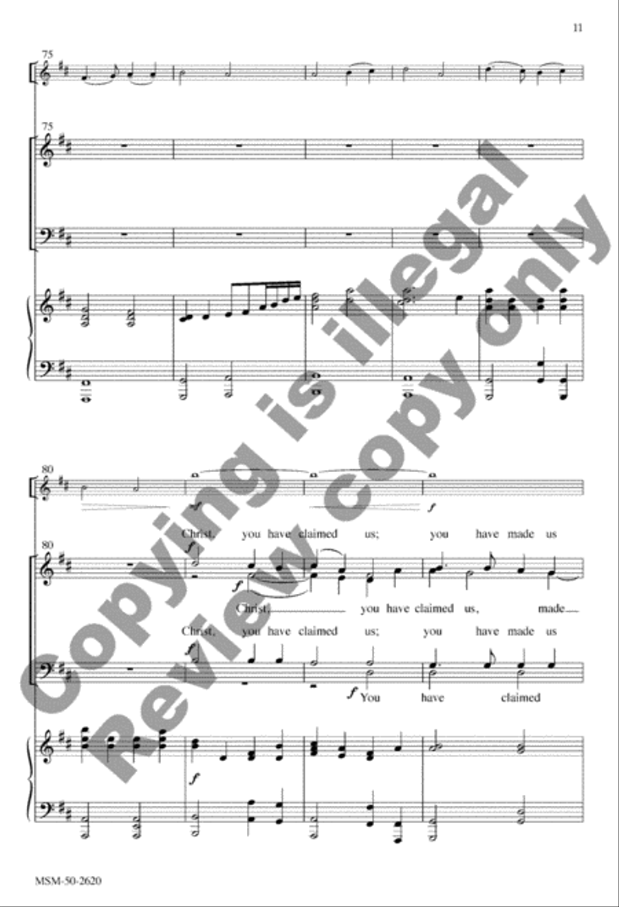 Light of the World 4-Part scores gallery preview page 22