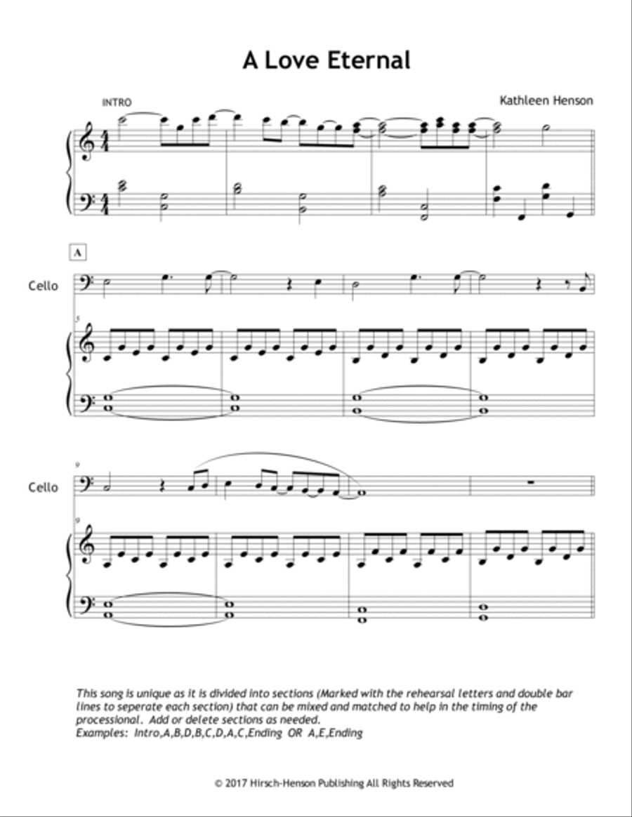 A Love Eternal Piano scores gallery preview page 2
