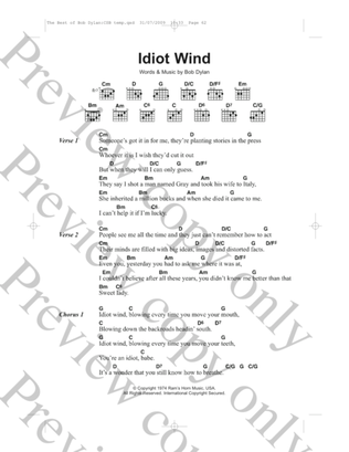 Book cover for Idiot Wind