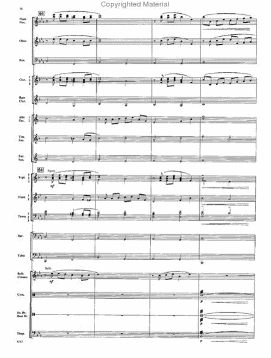 Encomium Encomium Concert Band scores gallery preview page 17