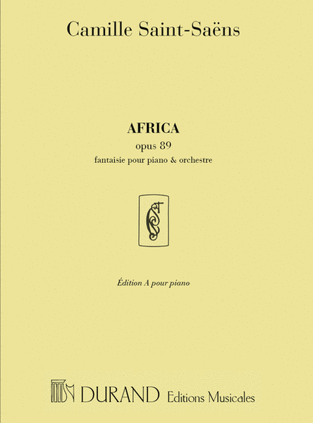 Africa opus 89 fantaisie (edition A)