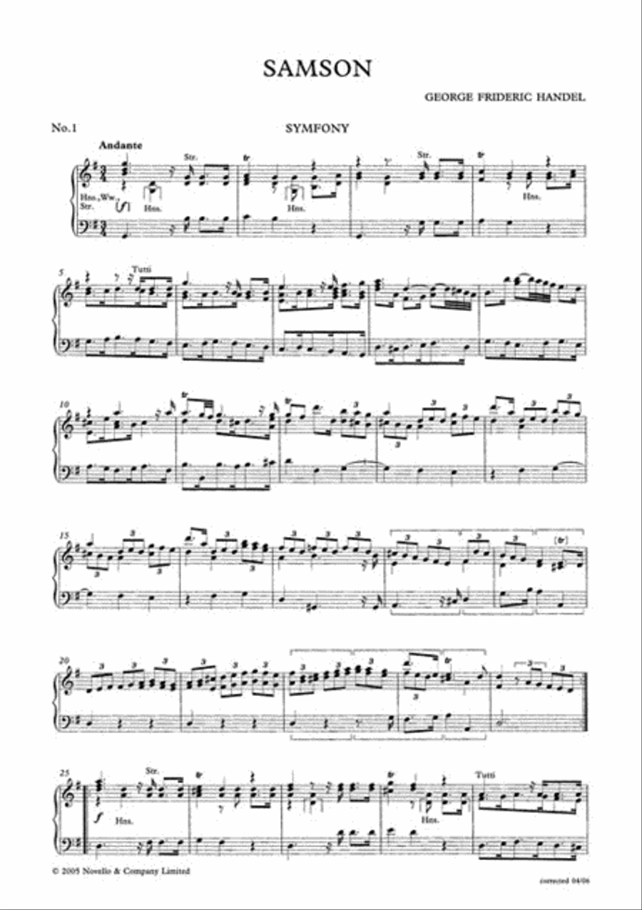 Samson Samson Choir scores gallery preview page 2