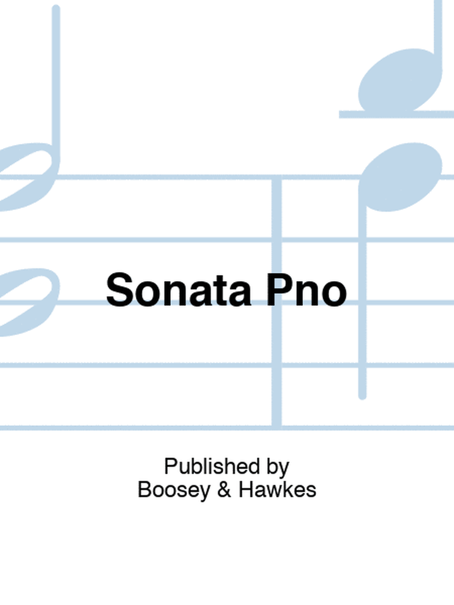 Sonata Pno
