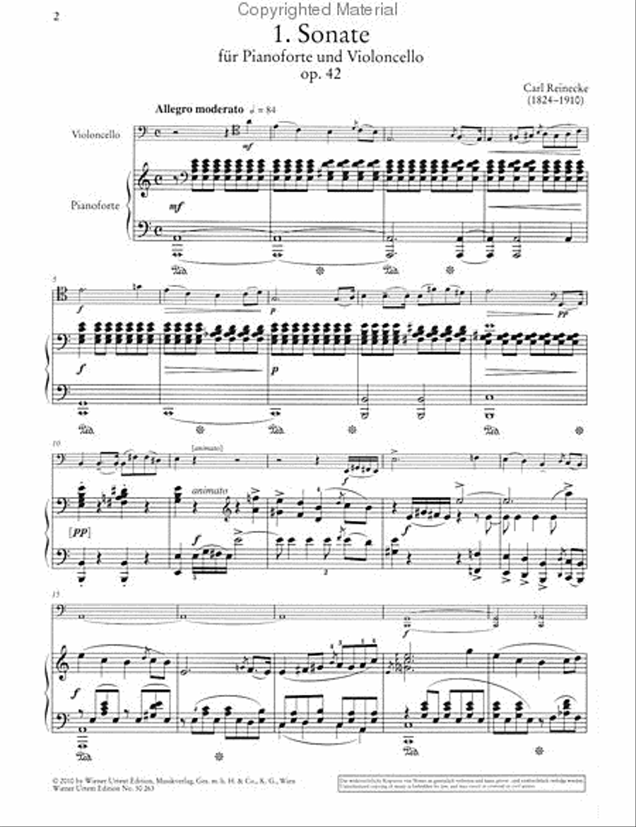Complete Violoncello Sonatas Chamber Music scores gallery preview page 2