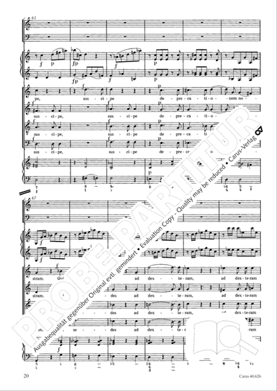 Mass in C Major Mass in C Major 4-Part scores gallery preview page 20