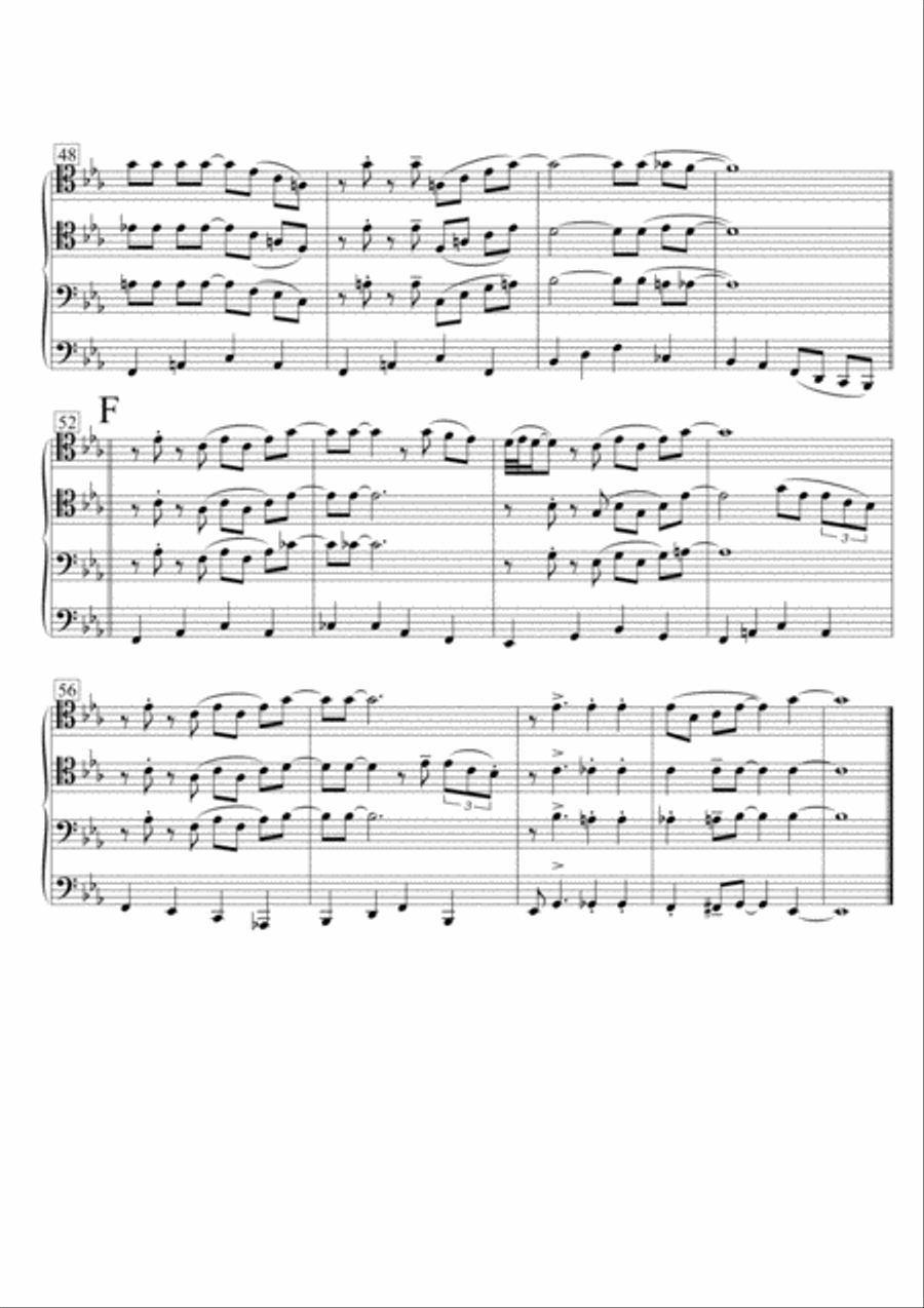 Moonglow Moonglow Brass Quartet scores gallery preview page 5