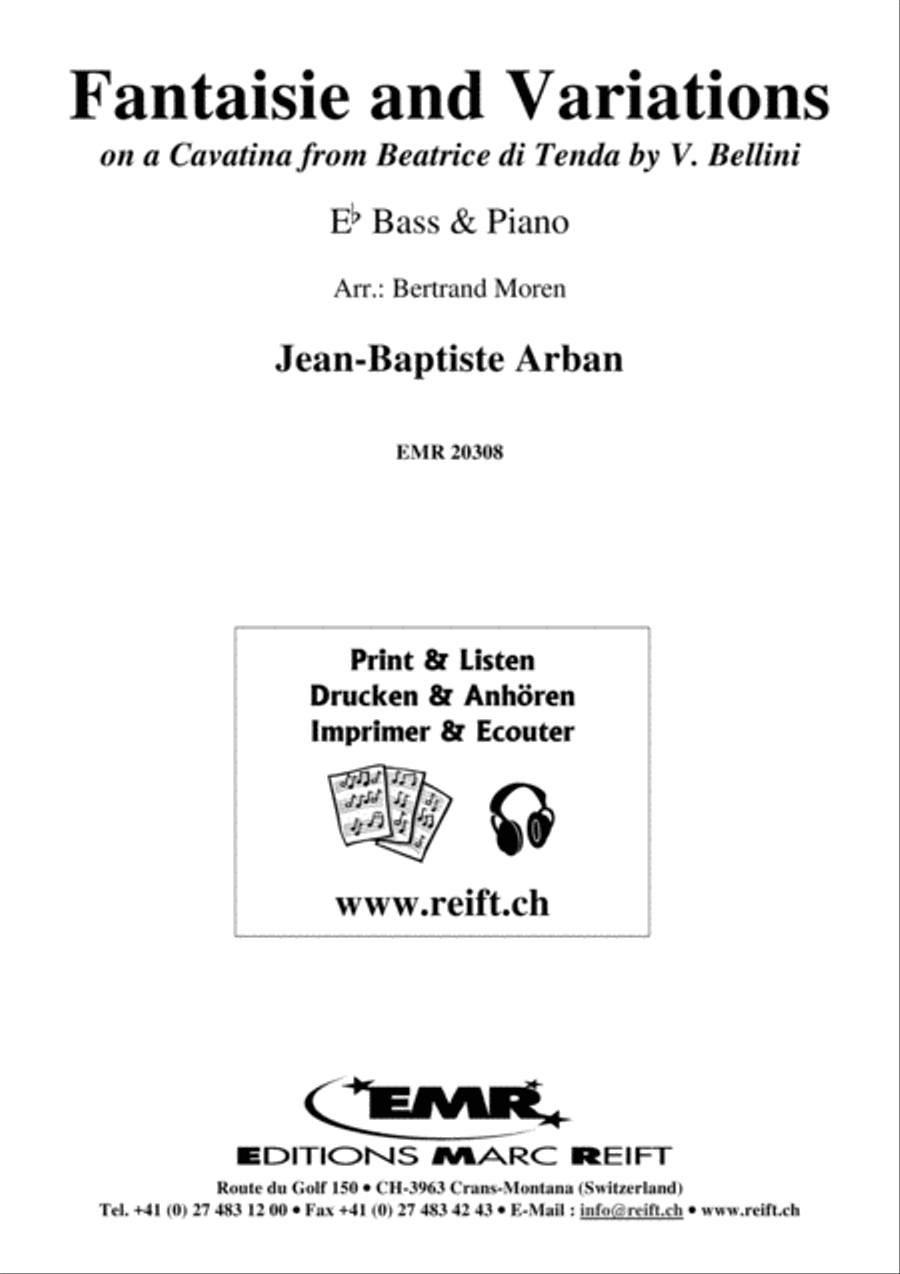 Fantaisie and Variations Voice Solo scores gallery preview page 2