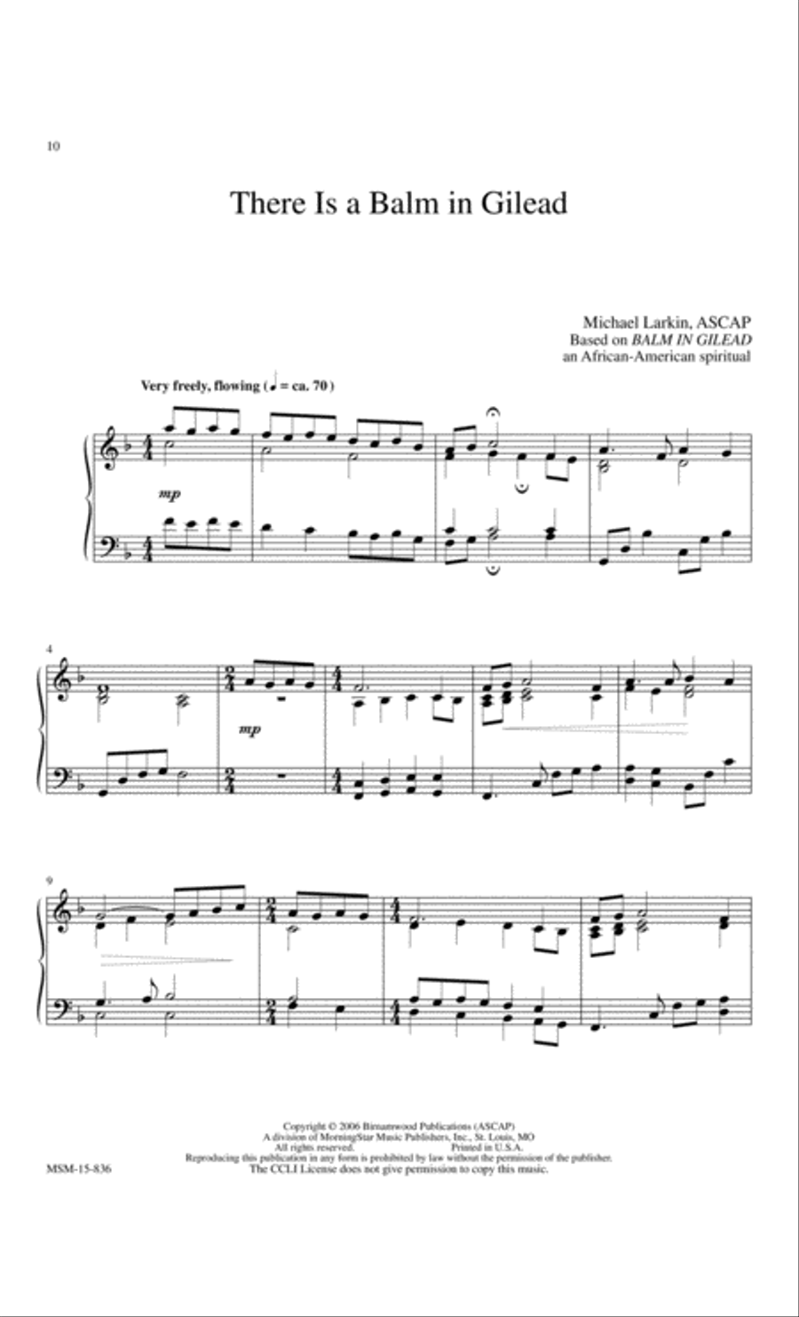Simple Gifts Piano Solo scores gallery preview page 7