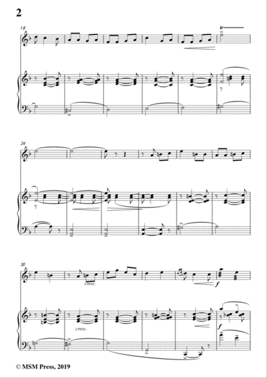Tosti-Luna d'estate!, for Violin and Piano Violin Solo scores gallery preview page 4