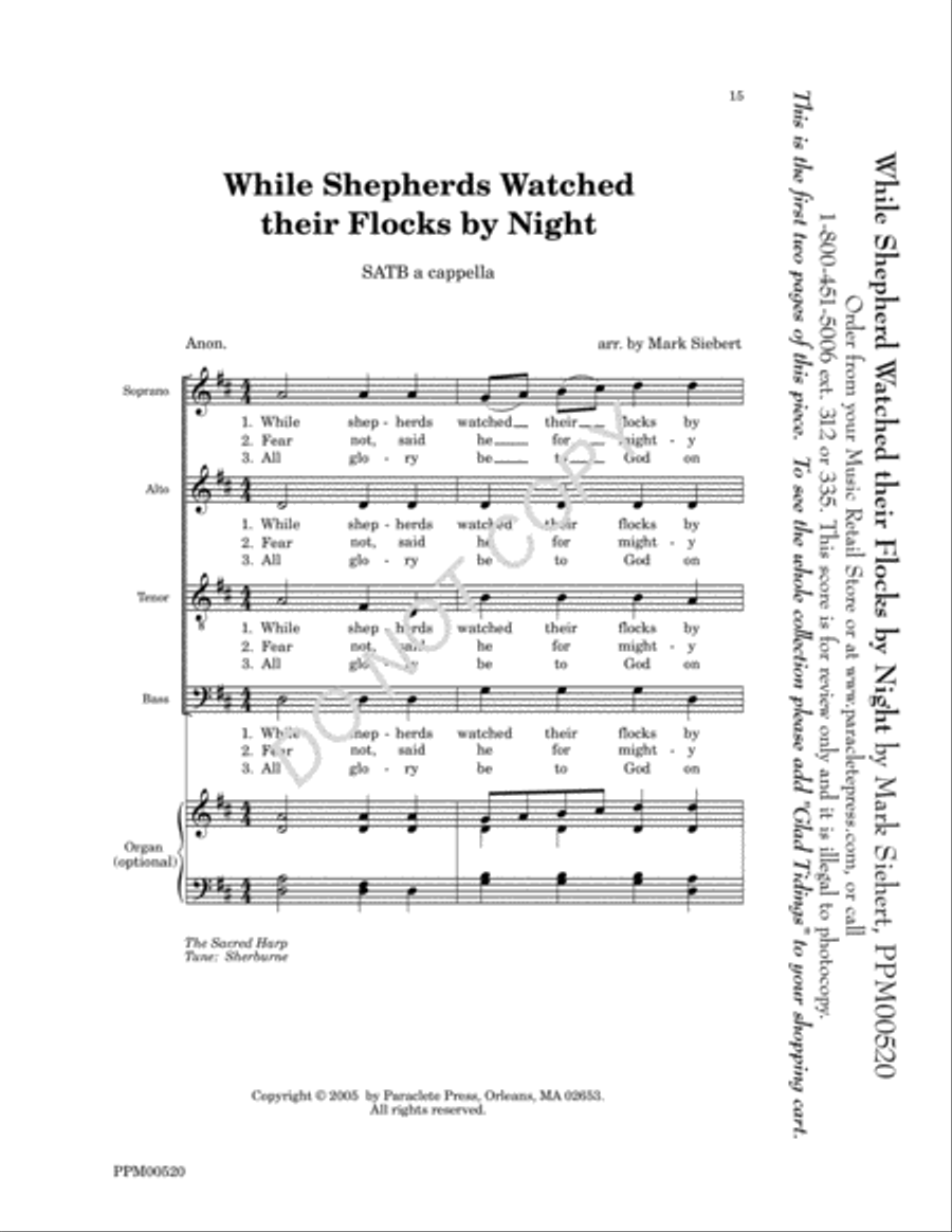 Glad Tidings Glad Tidings 4-Part scores gallery preview page 10
