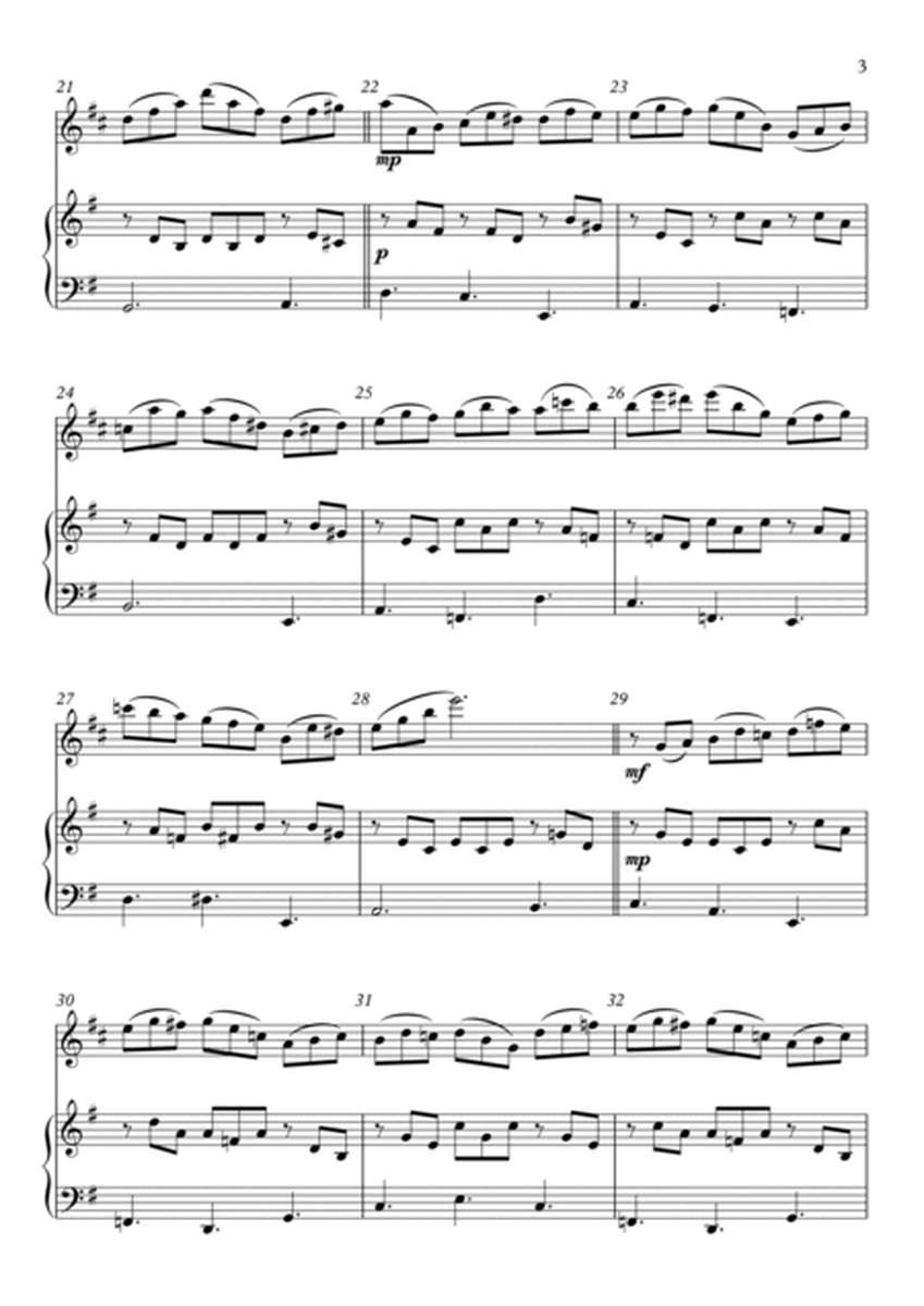 Jesu, Joy of Man's Desiring for English Horn and Piano (Arpeggios Not Chords) - Score and Parts image number null