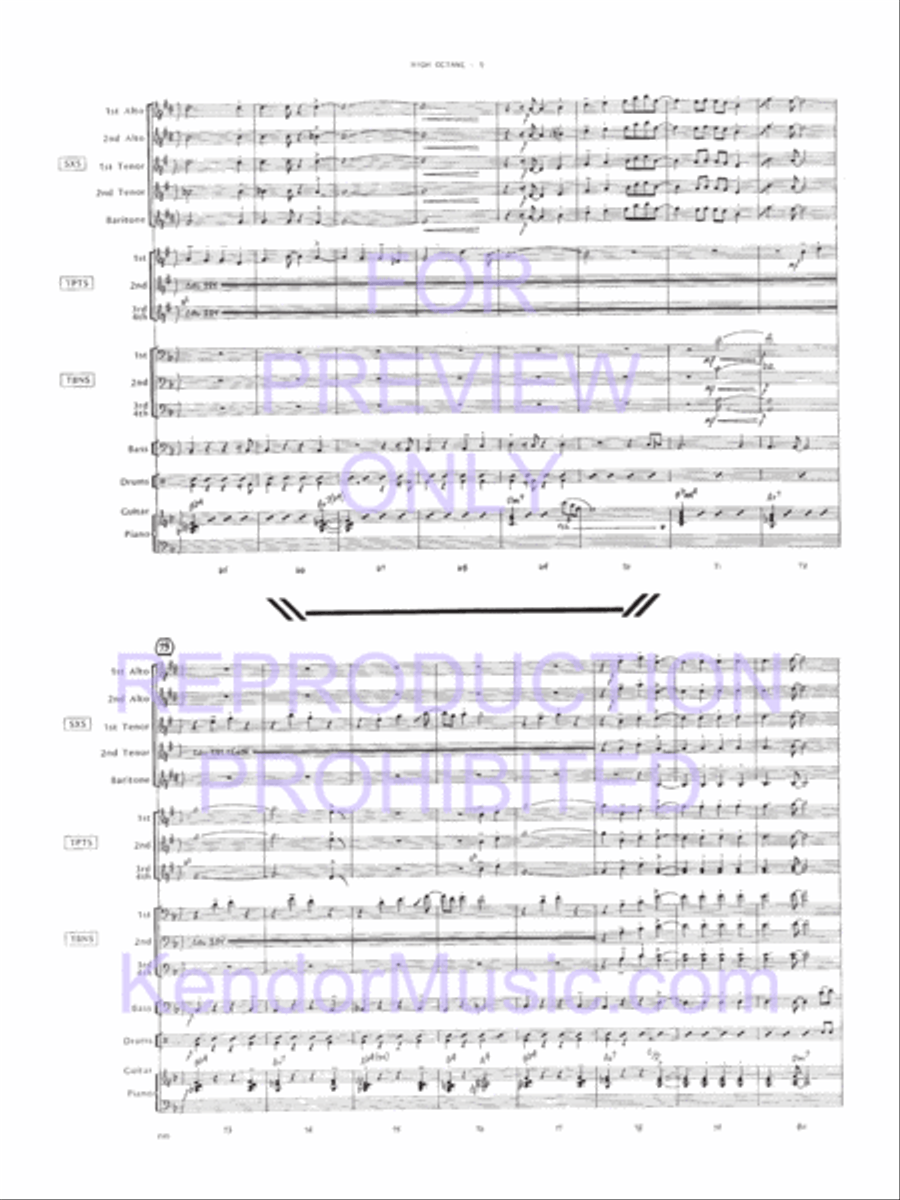 High Octane Jazz Ensemble scores gallery preview page 6