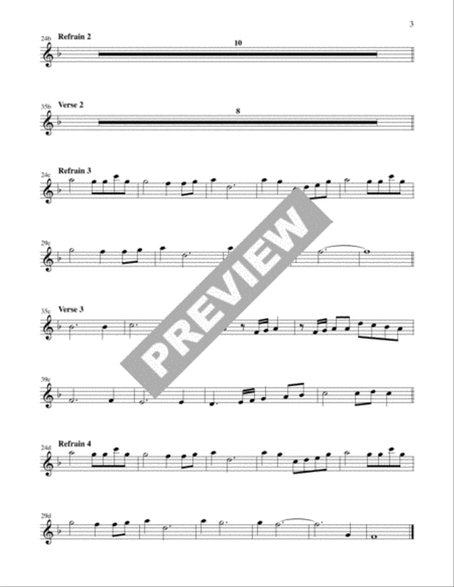 You Have Been Baptized - Instrument edition Cello scores gallery preview page 4
