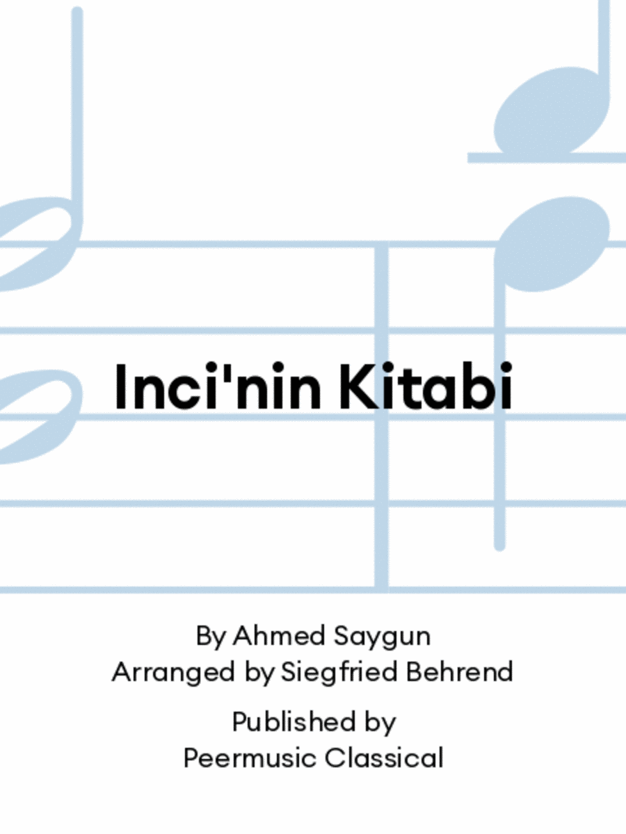 Inci'nin Kitabi Inci'nin Kitabi Chamber Music scores gallery preview page 1