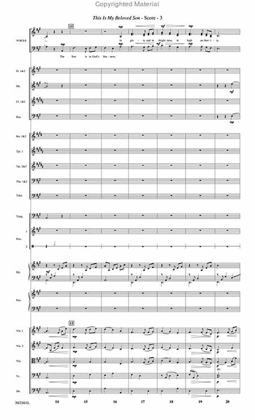 Journey to the Cross - Orchestral Score and Parts