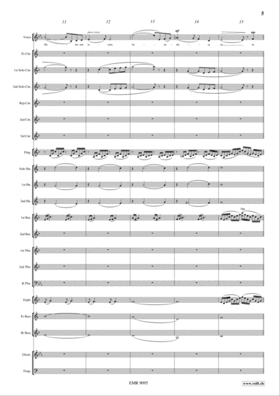 Ave Maria Brass Band scores gallery preview page 6