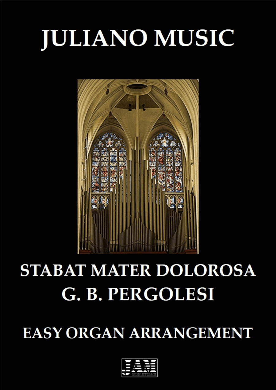 STABAT MATER (EASY ORGAN) - G. B. PERGOLESI Organ Solo scores gallery preview page 1