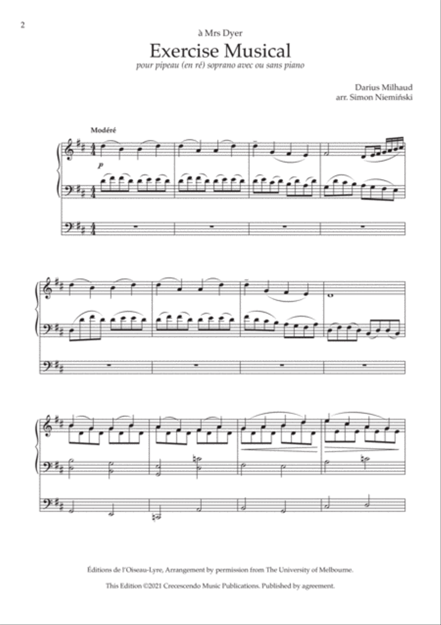 Pipeaux 1934 Organ scores gallery preview page 2