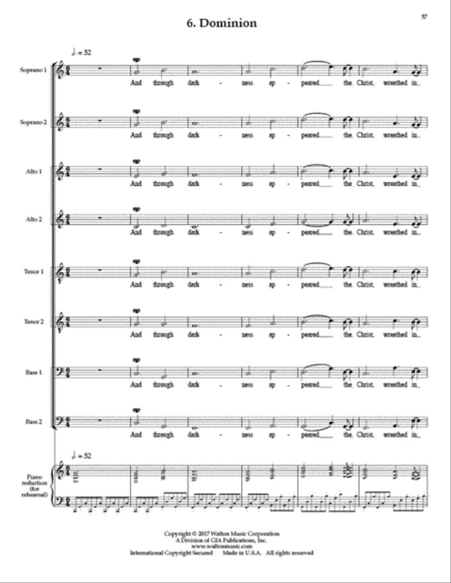 Dreamweaver - Vocal Score Divisi scores gallery preview page 7